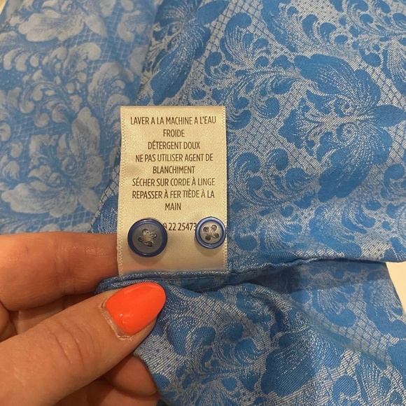 Robert Graham Bayview Cotton Shirt Paisley Damask 16537 - Picture 12 of 13